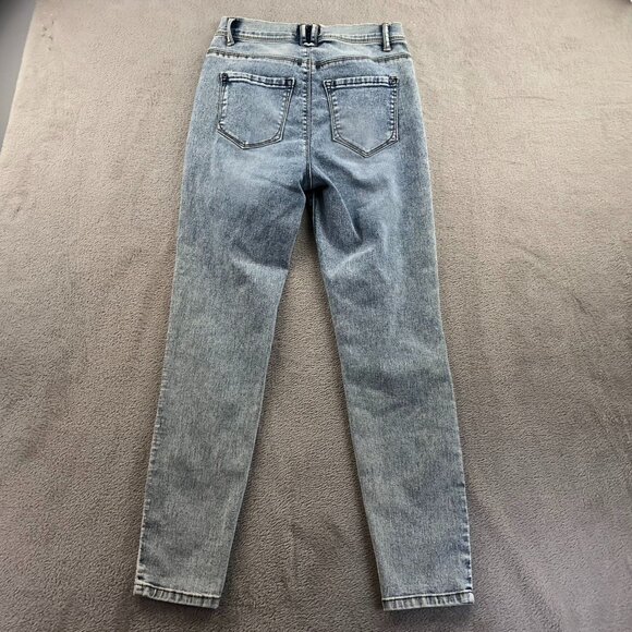 Curve Appeal Womens Jeans Size 4/27 High Rise Minimalist Jegging Skinny Blue - Picture 13 of 13